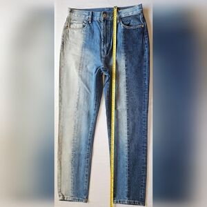 Blank NYC High Rise Two-Tone Blue Jeans